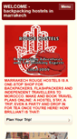 Mobile Screenshot of marrakechrougehostels.com